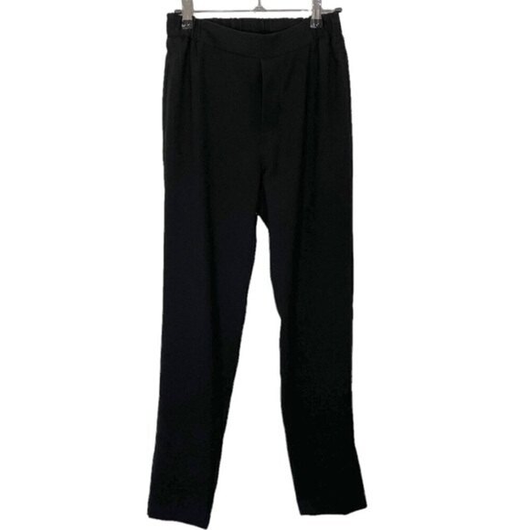 Nili Lotan Cropped Slouchy Stretch-Crepe Pants Black Women’s 0 - Picture 3 of 14
